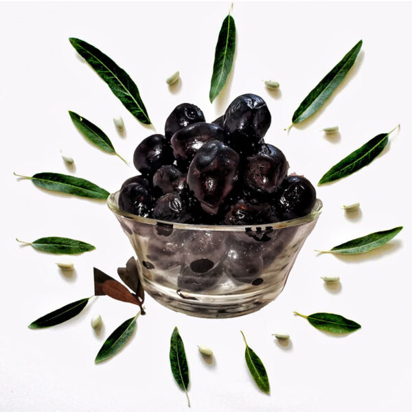 Olives noires facon grece nature