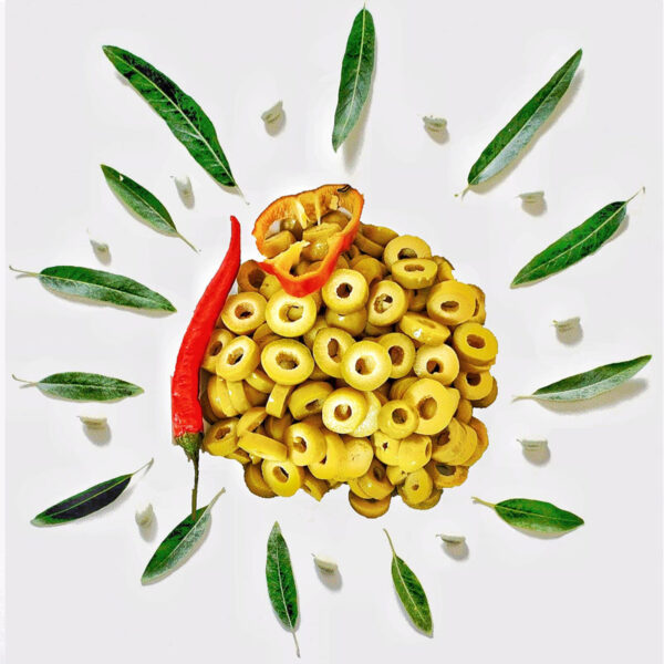 Olives verte tranchees